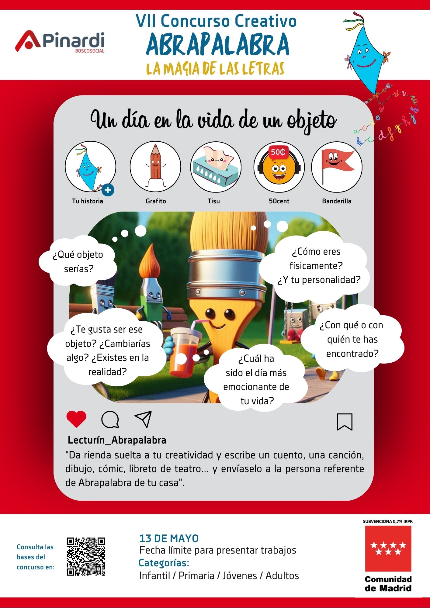Cartel-VII-Concurso-Creativo-Abrapalabra-Comunidad-Madrid-IRPF