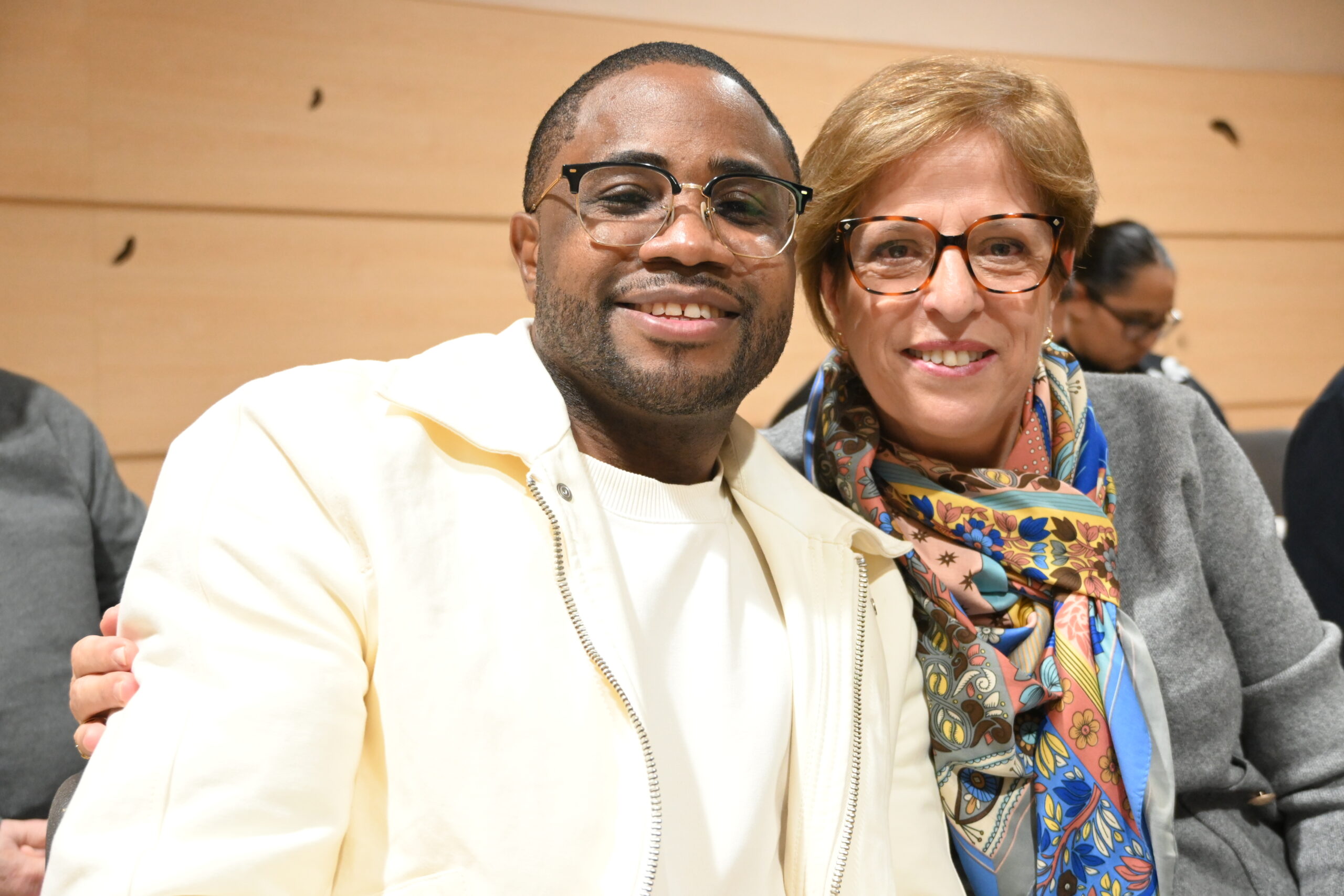 Borja y Casti compartieron sus testimonios en la mesa redonda cin motivo del 25 aniversario de Pinardi Fuenlabrada. 