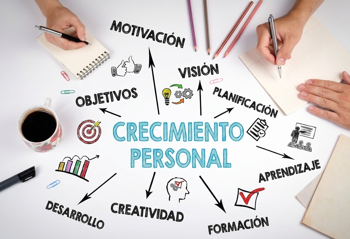 Jóvenes trabajando en su proceso de desarrollo profesional y personal.