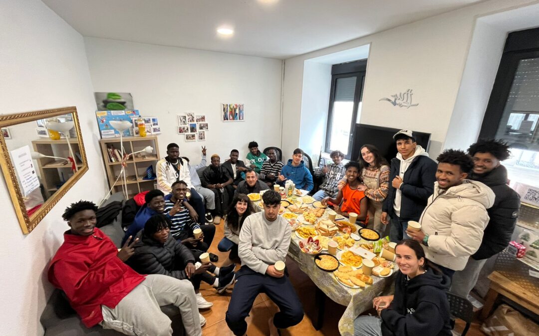 Jóvenes del proyecto Garelli-Refugio de Pinardi Boscosocial.